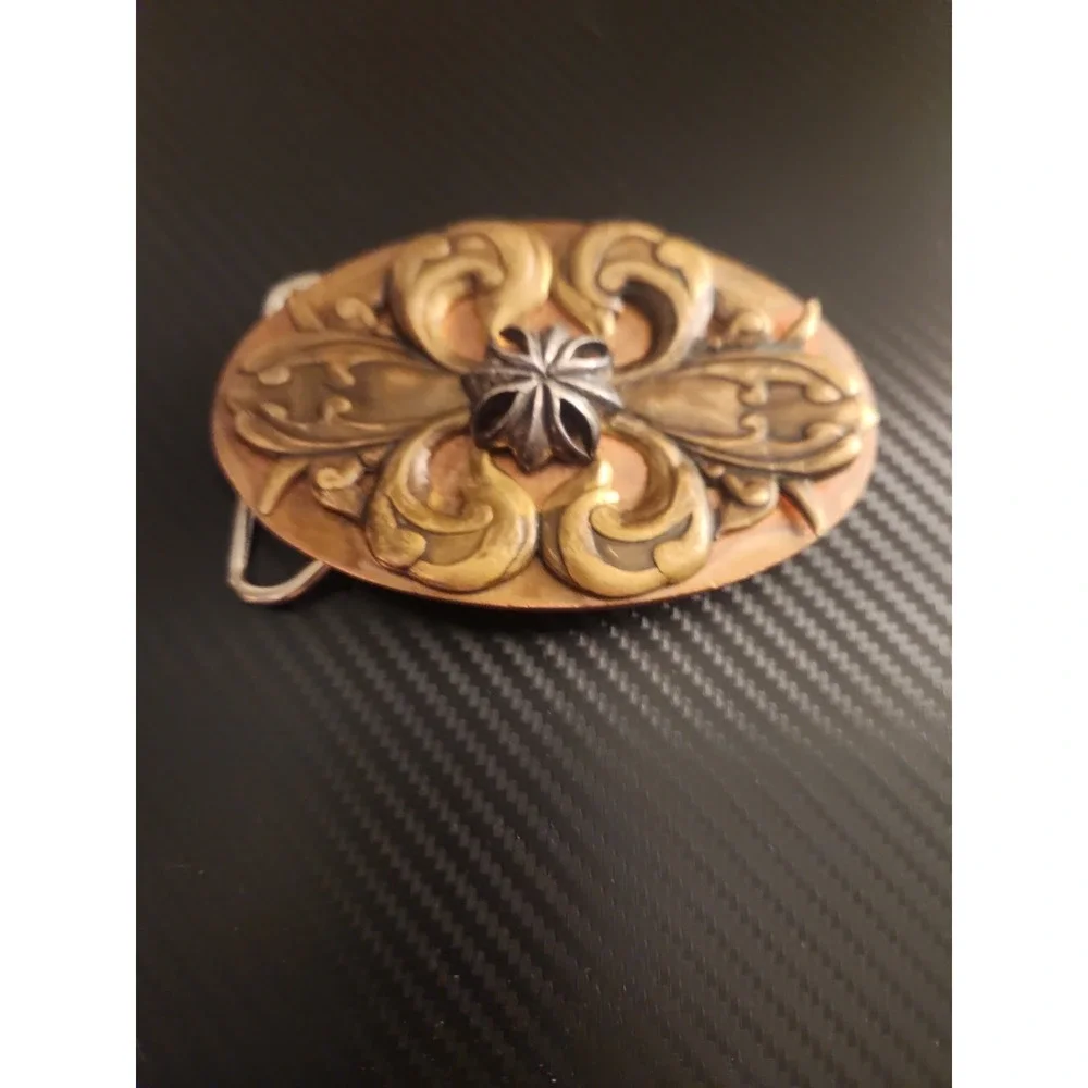 Rare Vintage King Baby Studios Brass Belt Buckle From 2006 203 grams